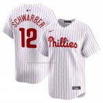 Camiseta Beisbol Hombre Philadelphia Phillies Kyle Schwarber Alterno Limited Blanco