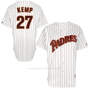 Camiseta Beisbol Hombre San Diego Padres San Diego Matt Kemp 6200 Turn Back The Clock Blanco