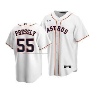 Camiseta Beisbol Hombre Houston Astros Ryan Pressly Replica Primera Blanco
