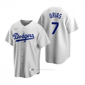 Camiseta Beisbol Hombre Los Angeles Dodgers Julio Urias Cooperstown Collection Primera Blanco