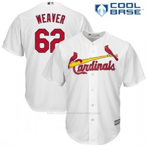 Camiseta Beisbol Hombre St. Louis Cardinals Luke Weaver Blanco Cool Base