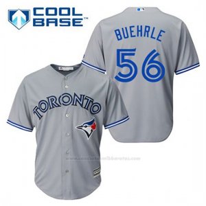 Camiseta Beisbol Hombre Toronto Blue Jays Mark Buehrle 56 Gris Cool Base