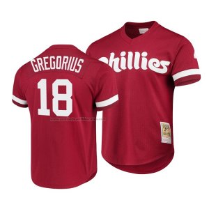 Camiseta Beisbol Hombre Philadelphia Phillies Didi Gregorius Cooperstown Collection Rojo