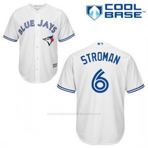 Camiseta Beisbol Hombre Toronto Blue Jays Marcus Stroman 6 Blanco 1ª Cool Base