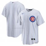 Camiseta Beisbol Hombre Chicago Cubs Primera Big & Tall Replica Blanco