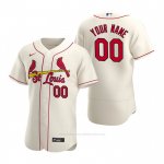 Camiseta Beisbol Hombre St. Louis Cardinals Personalizada Autentico 2020 Alterno Crema