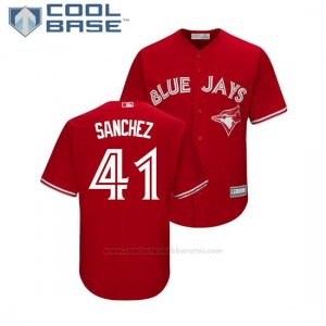 Camiseta Beisbol Nino Toronto Blue Jays Aaron Sanchez Cool Base Replica Scarlet