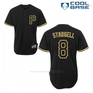 Camiseta Beisbol Hombre Pittsburgh Pirates Willie Stargell 8 Negro Fashion Cool Base