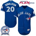 Camiseta Beisbol Hombre Toronto Blue Jays Josh Donaldson 20 Flex Base 40 Aniversario