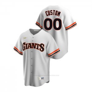 Camiseta Beisbol Hombre San Francisco Giants Personalizada Cooperstown Collection Primera Blanco