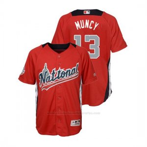 Camiseta Beisbol Nino All Star Game Max Muncy 2018 1ª Run Derby National League Rojo