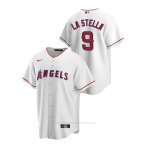 Camiseta Beisbol Hombre Los Angeles Angels Tommy La Stella Replica Primera Blanco