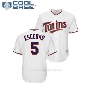 Camiseta Beisbol Hombre Minnesota Twins Eduardo Escobar Cool Base 1ª Blanco