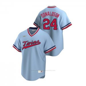 Camiseta Beisbol Hombre Minnesota Twins Josh Donaldson Cooperstown Collection Road Azul