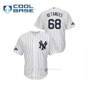 Camiseta Beisbol Hombre New York Yankees Dellin Betances 2019 Postseason Cool Base Blanco