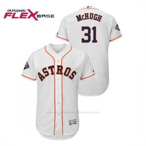 Camiseta Beisbol Hombre Houston Astros Collin Mchugh 2019 World Series Bound Flex Base Blanco