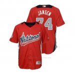 Camiseta Beisbol Nino All Star Game Kenley Jansen 2018 1ª Run Derby National League Rojo