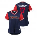 Camiseta Beisbol Mujer Los Angeles Angels Shohei Ohtani 2018 Llws Players Weekend Showtime Azul