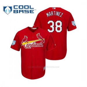 Camiseta Beisbol Hombre St. Louis Cardinals Jose Martinez Cool Base Entrenamiento de Primavera 2019 Rojo