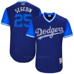 Camiseta Beisbol Hombre Los Angeles Dodgers 2017 Little League World Series Rob Segedin Royal