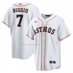Camiseta Beisbol Hombre Houston Astros Craig Biggio Retired Primera Replica Blanco