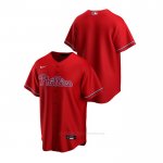 Camiseta Beisbol Hombre Philadelphia Phillies Replica Alterno Rojo