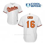 Camiseta Beisbol Hombre Baltimore Orioles 16 Wei Yin Chen Blanco 1ª Cool Base