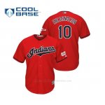 Camiseta Beisbol Hombre Cleveland Indians Edwin Encarnacion 2019 All Star Game Patch Cool Base Rojo