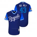 Camiseta Beisbol Hombre Kansas City Royals Wily Peralta 2018 Llws Players Weekend Big Wily Royal