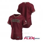 Camiseta Beisbol Hombre Arizona Diamondbacks Autentico Alternato Rojo