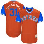 Camiseta Beisbol Hombre Houston Astros 2017 Little League World Series Collin Mchugh Naranja