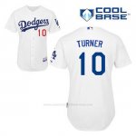 Camiseta Beisbol Hombre Los Angeles Dodgers Justin Turner 10 Blanco 1ª Cool Base