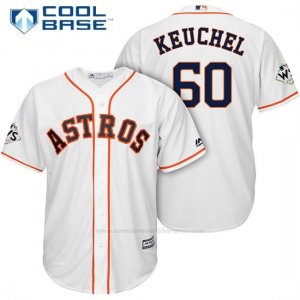 Camiseta Beisbol Hombre Houston Astros 2017 World Series Dallas Keuchel Blanco Cool Base