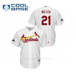 Camiseta Beisbol Hombre St. Louis Cardinals Andrew Miller 2019 Postseason Cool Base Blanco