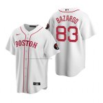 Camiseta Beisbol Hombre Boston Red Sox Eduard Bazardo Replica Blanco