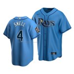 Camiseta Beisbol Hombre Tampa Bay Rays Blake Snell Replica Alterno 2020 Azul