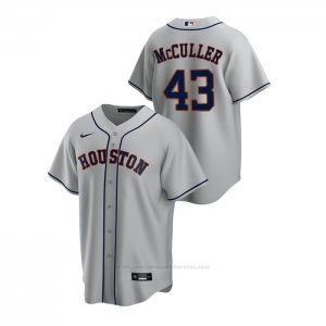 Camiseta Beisbol Hombre Houston Astros Lance Mccullers Replica Road Gris