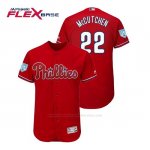 Camiseta Beisbol Hombre Philadelphia Phillies Andrew Mccutchen Flex Base Entrenamiento de Primavera 2019 Rojo