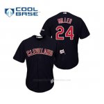 Camiseta Beisbol Hombre Cleveland Indians Andrew Miller 2019 All Star Game Patch Cool Base Azul