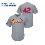 Camiseta Beisbol Hombre St. Louis Cardinals 2019 Jackie Robinson Day Cool Base Gris