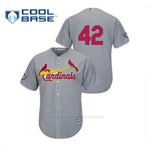 Camiseta Beisbol Hombre St. Louis Cardinals 2019 Jackie Robinson Day Cool Base Gris