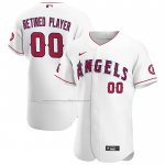 Camiseta Beisbol Hombre Los Angeles Angels Primera Pick-A-Player Retired Roster Autentico Blanco