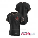 Camiseta Beisbol Hombre Arizona Diamondbacks Autentico Alternato Negro