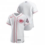 Camiseta Beisbol Hombre Cincinnati Reds Authentic Blanco