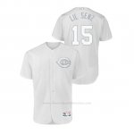 Camiseta Beisbol Hombre Cincinnati Reds Nick Senzel 2019 Players Weekend Autentico Blanco