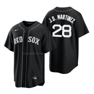 Camiseta Beisbol Hombre Boston Red Sox J.d. Martinez Replica 2021 Negro
