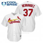 Camiseta Beisbol Hombre St. Louis Cardinals Keith Hernandez 37 Blanco 1ª Cool Base