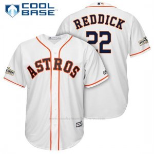 Camiseta Beisbol Hombre Houston Astros 2017 Postemporada Josh Rojodick Blanco Cool Base