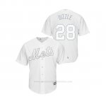 Camiseta Beisbol Hombre New York Mets J.d. Davis 2019 Players Weekend Replica Blanco