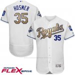 Camiseta Beisbol Hombre Kansas City Royals Eric Hosmer World Series Campeones Oro Program Blanco Flex Base